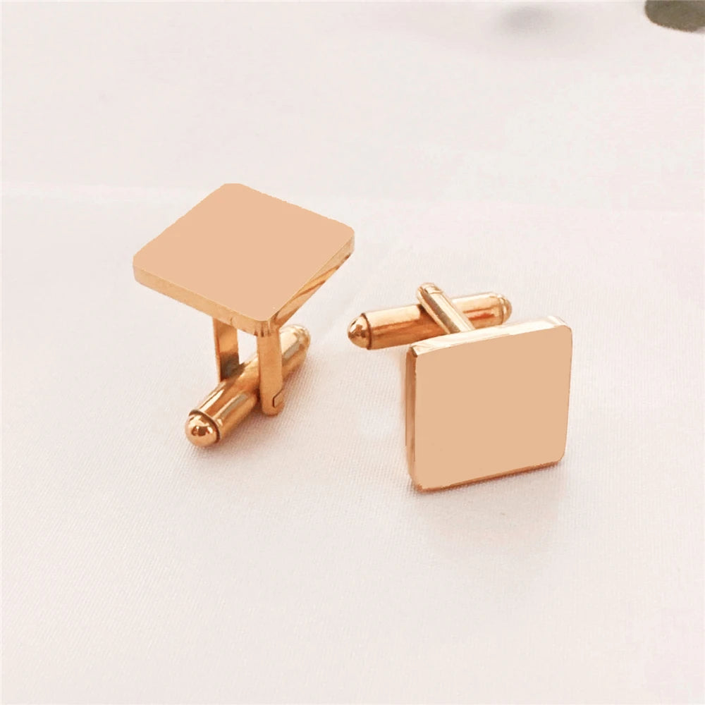 Elegant wedding day cufflinks for men