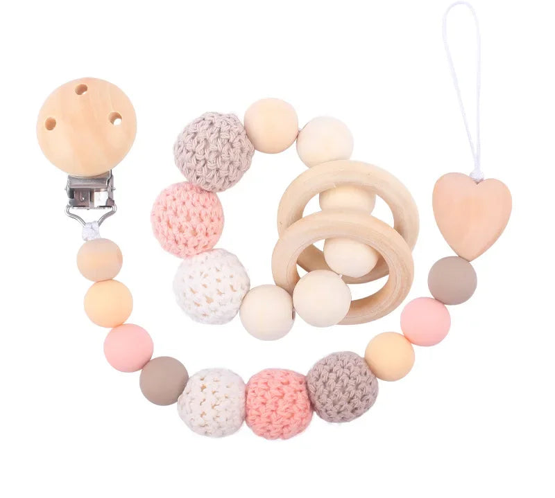 Crochet Baby Pacifier Clip