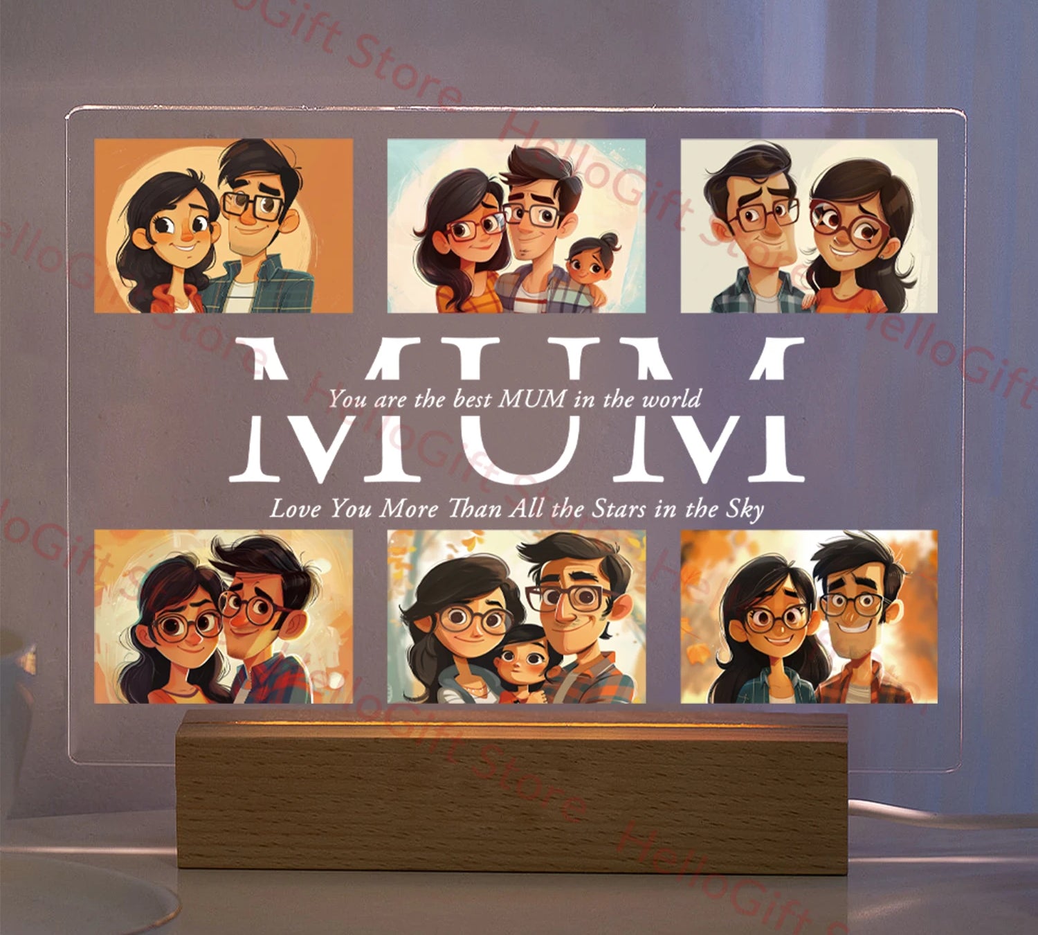 Custom 3D Acrylic Lamp