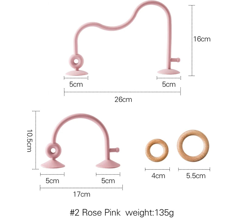 Wood & Silicone Baby Teether