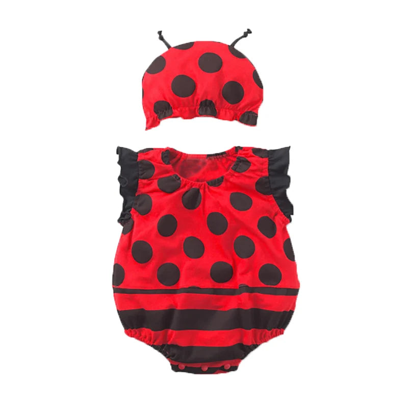 Newborn Baby Romper & Hat Set