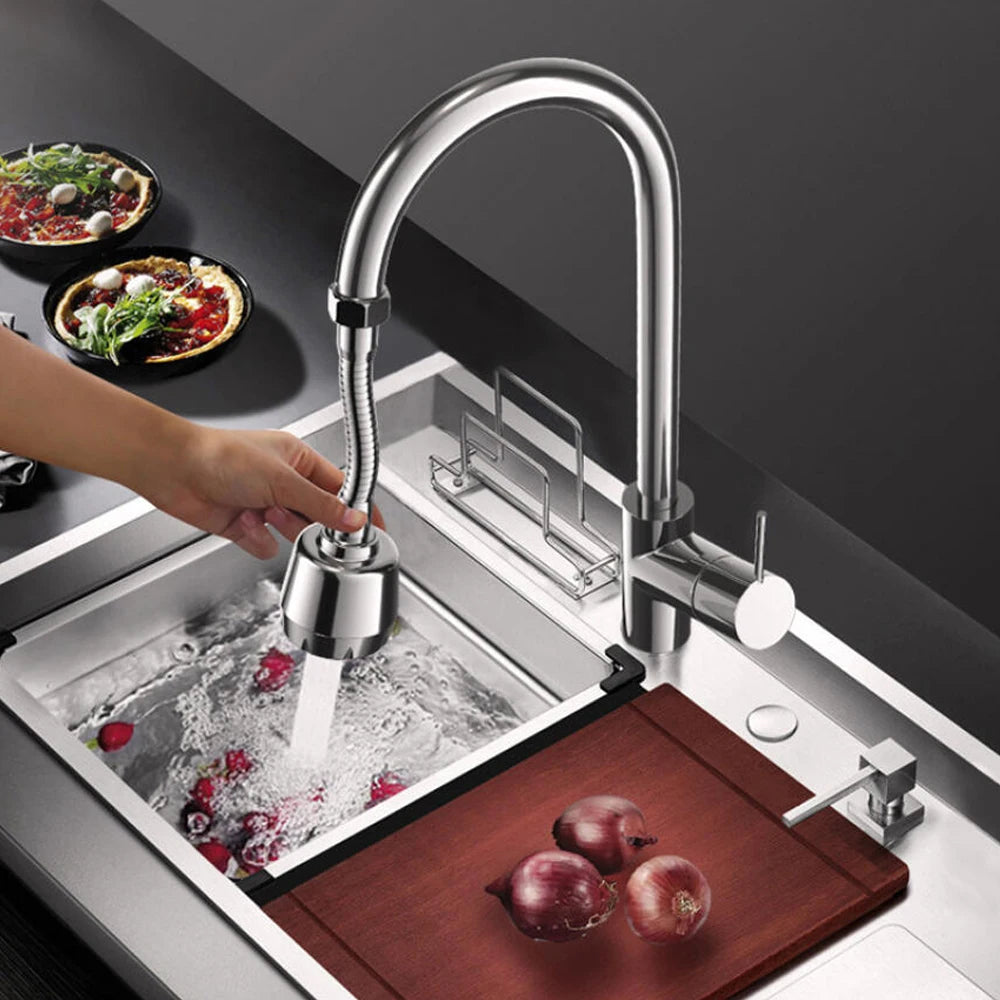 Faucet adapter nozzle fits most standard faucets