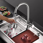 Faucet adapter nozzle fits most standard faucets