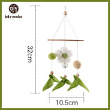Wooden Baby Rattle Mobile