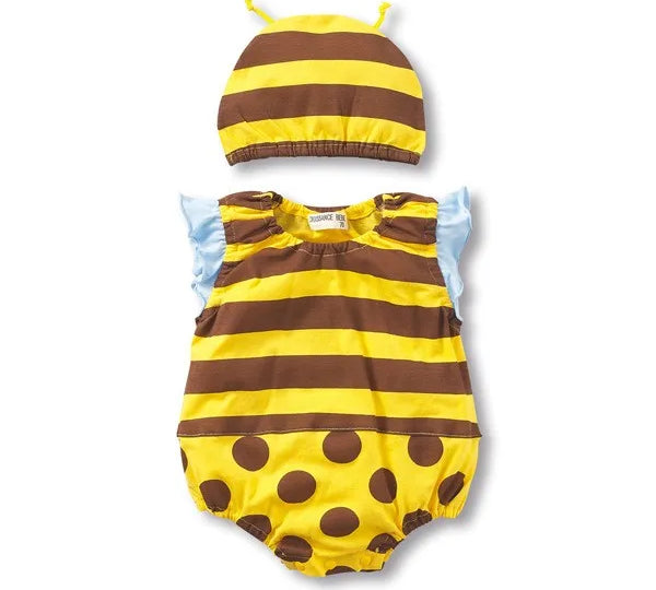 Newborn Baby Romper & Hat Set