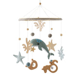 Wooden Baby Rattle Mobile