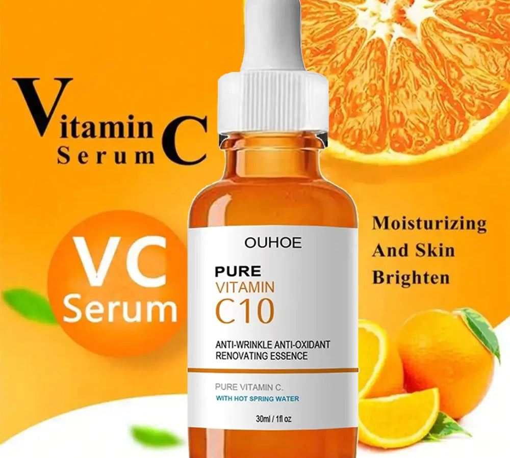 Vitamin C face serum for rejuvenating and reducing wrinkles