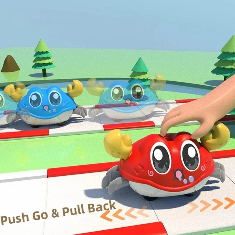 Cute moving crab toy for infants and toddlers