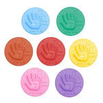 Easy-to-use 3D baby footprint clay set