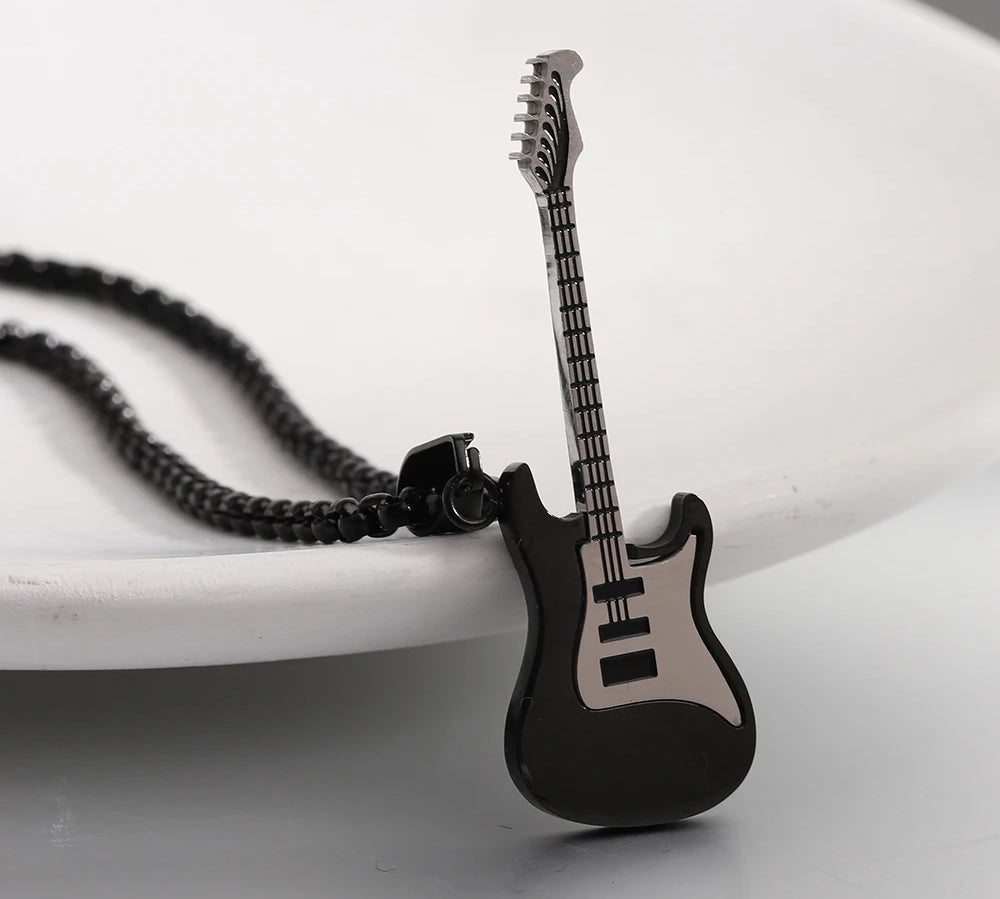 VQYSKO Personalized Guitar Necklace