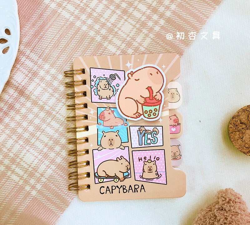 Kawaii Capybara Aesthetic Notepad