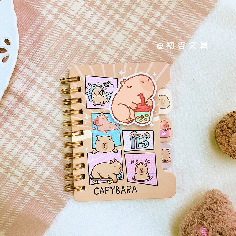 Kawaii Capybara Aesthetic Notepad