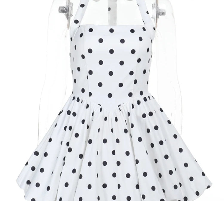 TARUXY Polka Dot Vacation Mini Dress