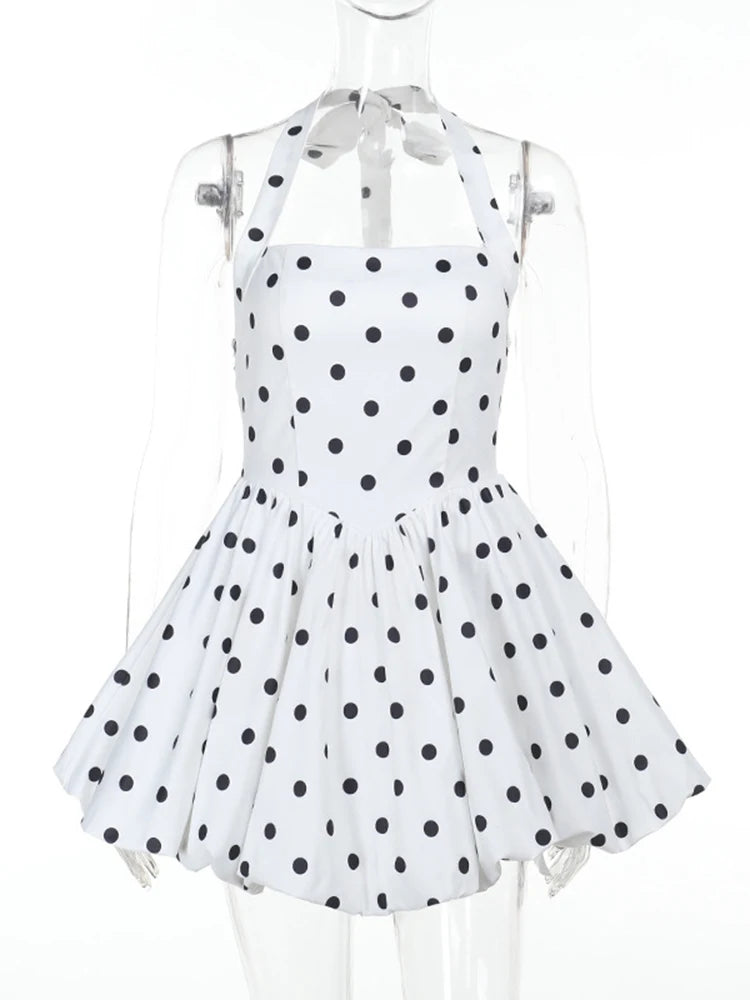 TARUXY Polka Dot Vacation Mini Dress