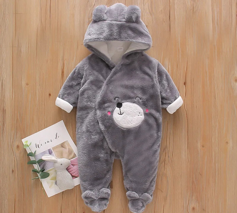 Autumn/Winter Baby Plush Climbing Outfit