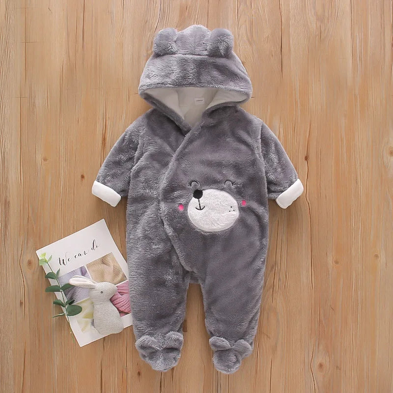 Autumn/Winter Baby Plush Climbing Outfit