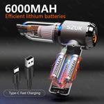 Mini vacuum with strong suction for vehicles