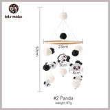 Wooden Baby Rattle Mobile