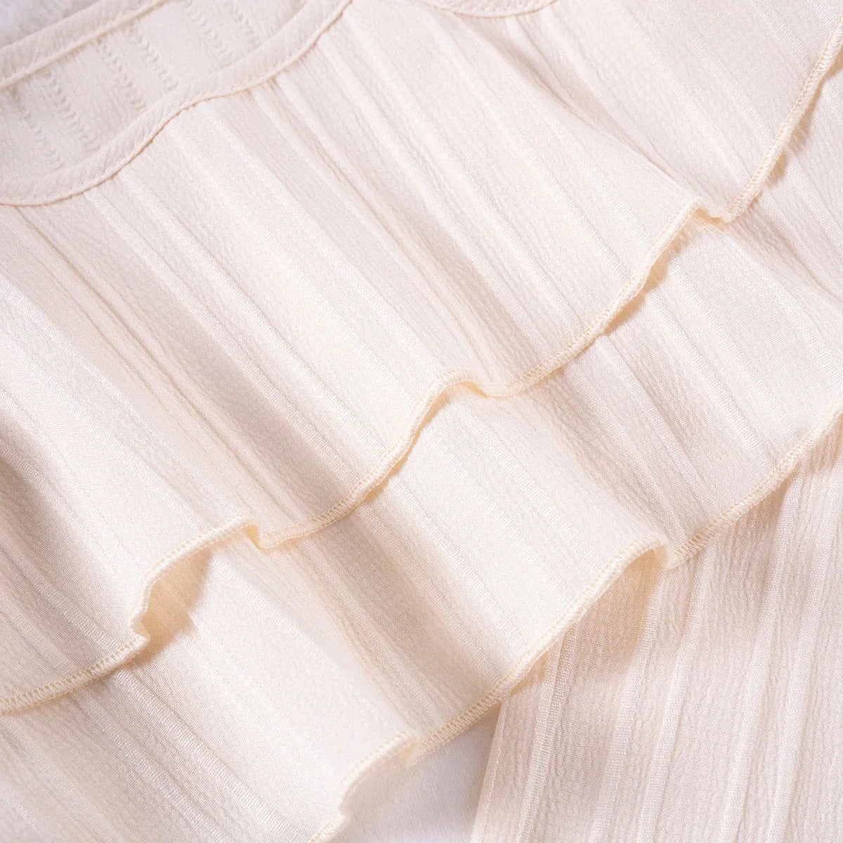 Summer suspenders ruffles