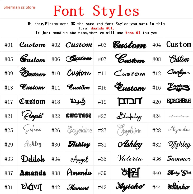 Custom Name Cufflinks