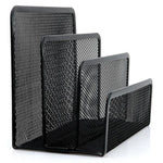 Multi-compartment desktop organizer rack