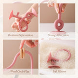 Wood & Silicone Baby Teether