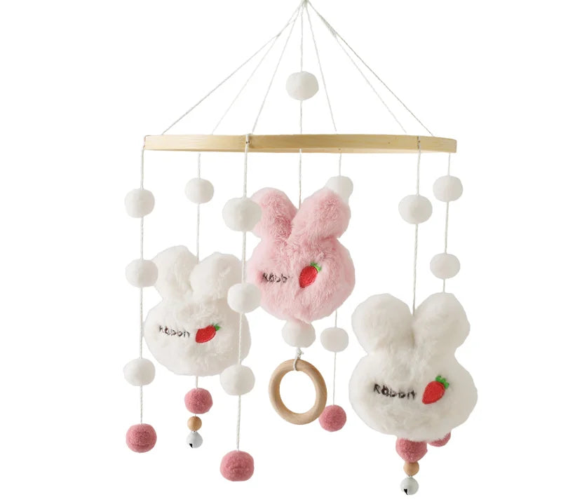 Wooden Baby Rattle Mobile
