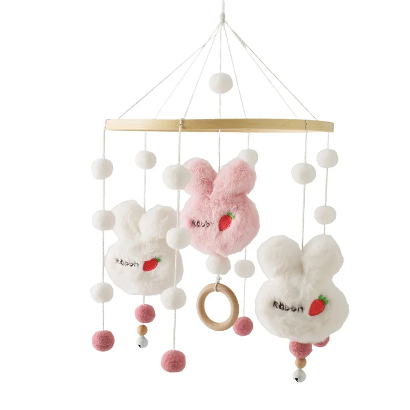 Wooden Baby Rattle Mobile