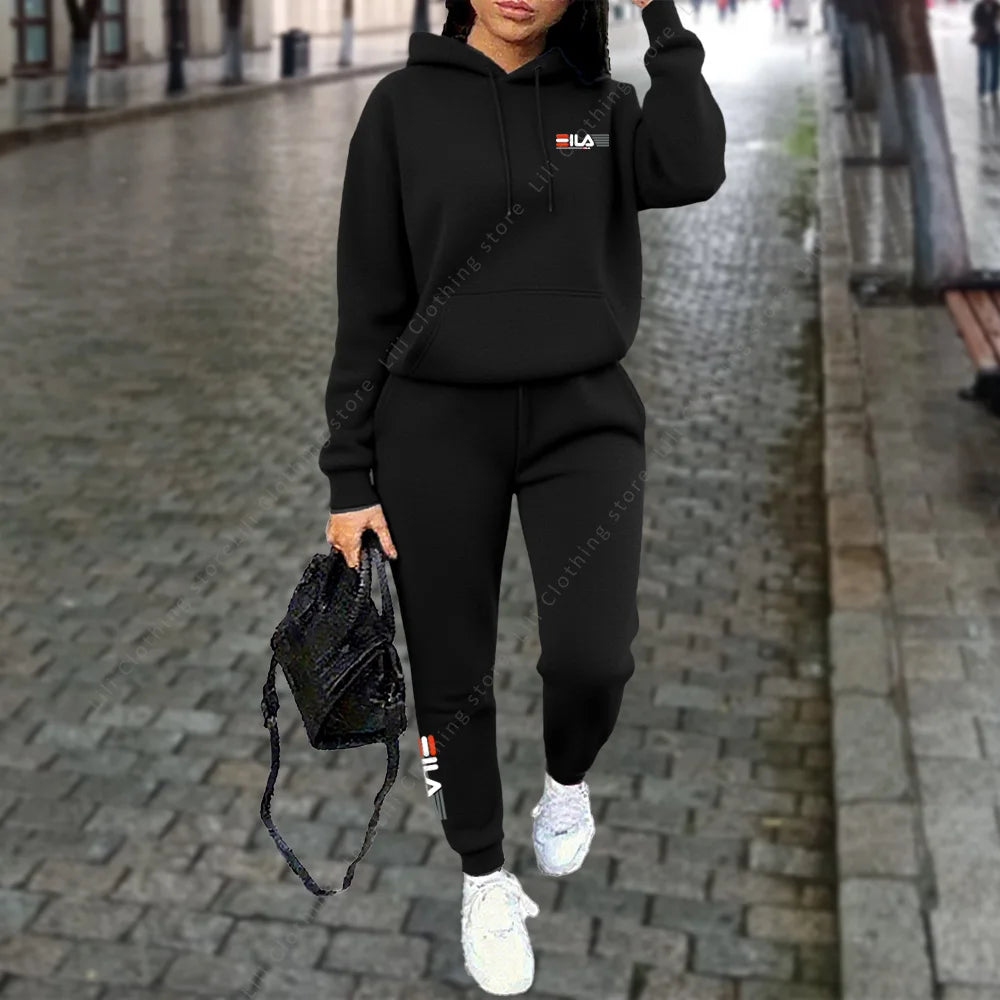 Women's Tracksuit Hoodies |2PCS Suit Winter Sports  Outfits