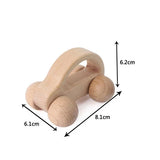 Wooden Cartoon Van Baby Toy