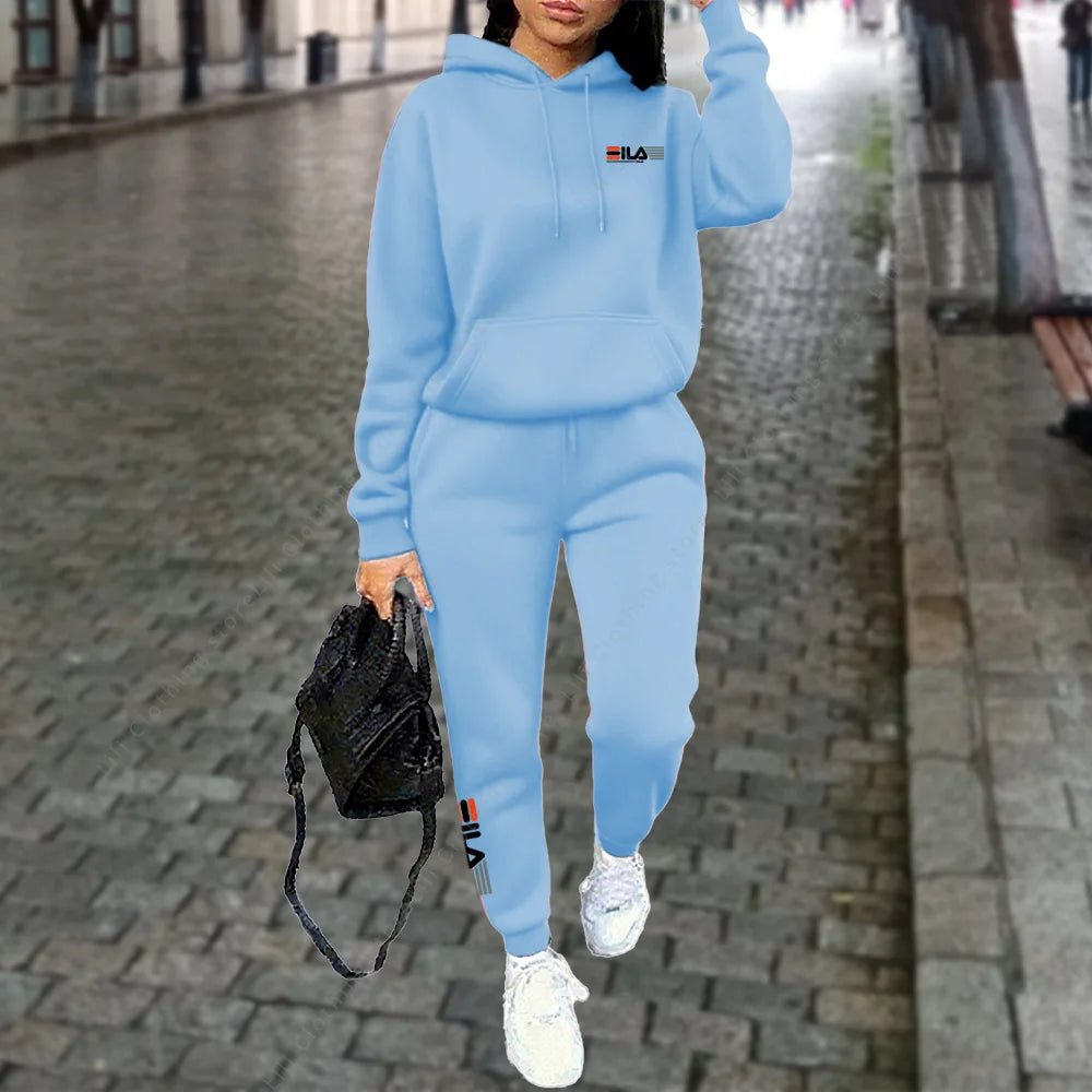 Women's Tracksuit Hoodies |2PCS Suit Winter Sports  Outfits