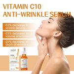 Vitamin C anti-aging face serum for brightening and firming skin