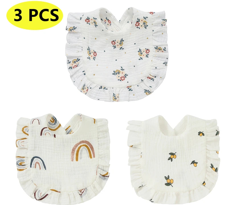 Newborn Floral Bibs