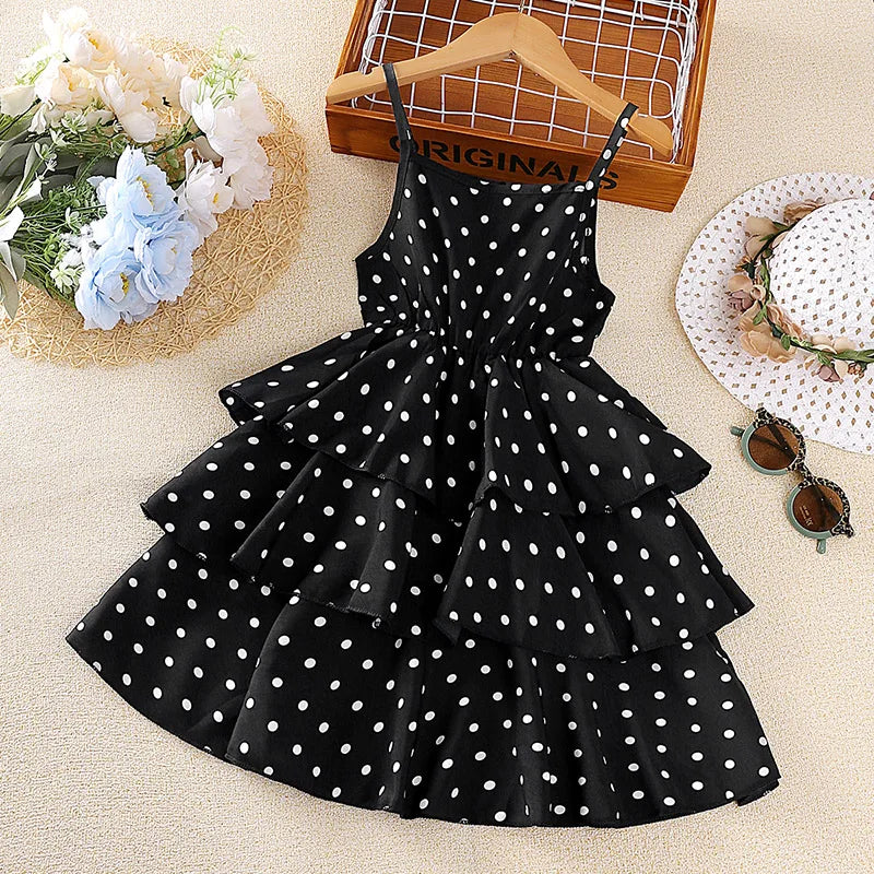 Kids Polka Dot Dress For Girls 2025