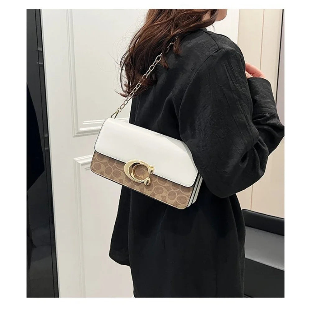 2025 New! High - End Women's C - Style Small Square Bag with Organizer