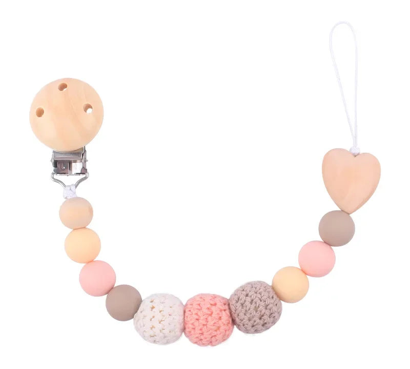 Crochet Baby Pacifier Clip