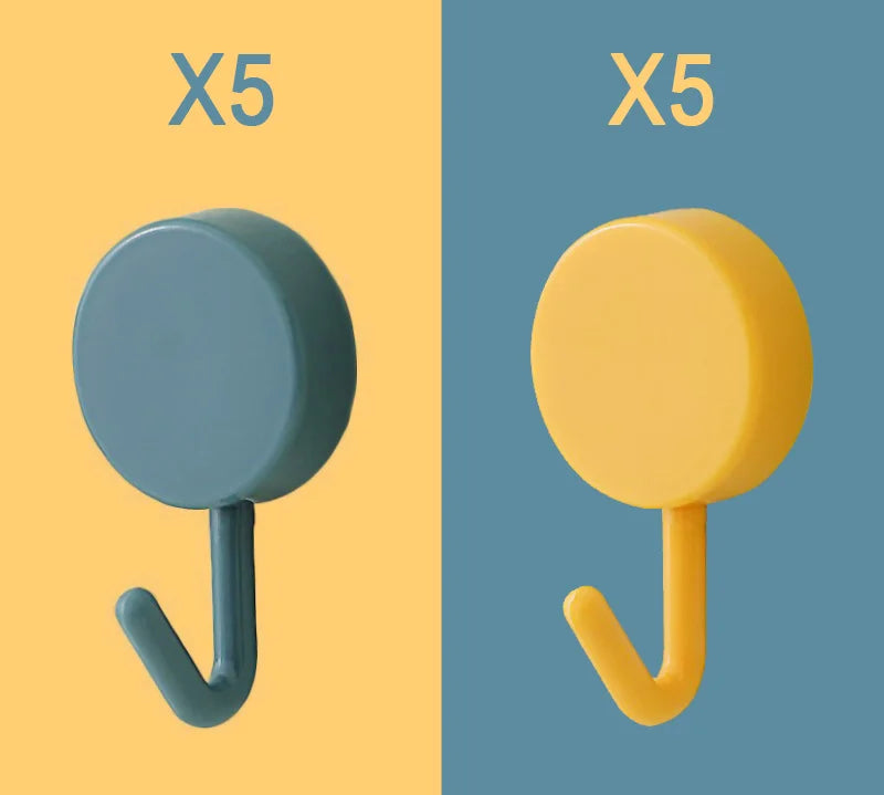 10PCS Self-Adhesive Wall Hooks