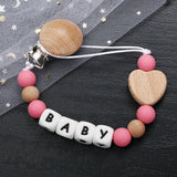Personalized Name Baby Pacifier Clip