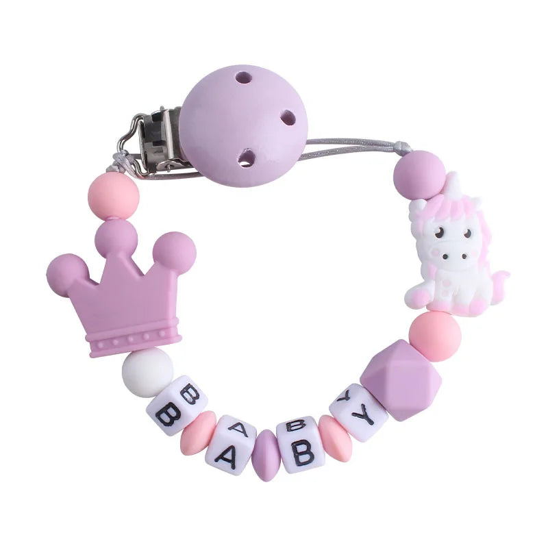 Personalized Name Pacifier Chain