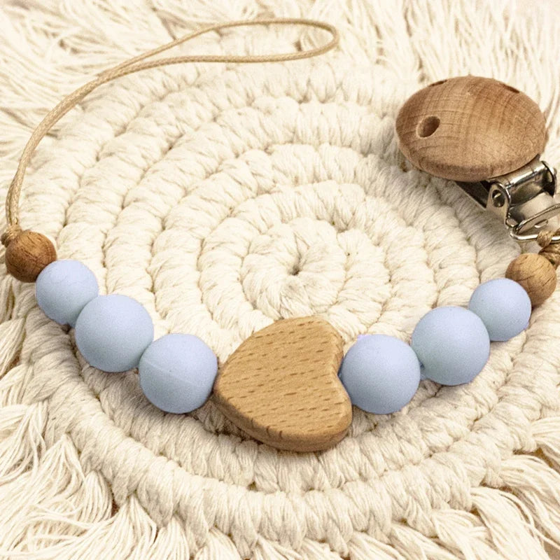 Custom Name Wooden Pacifier Chain