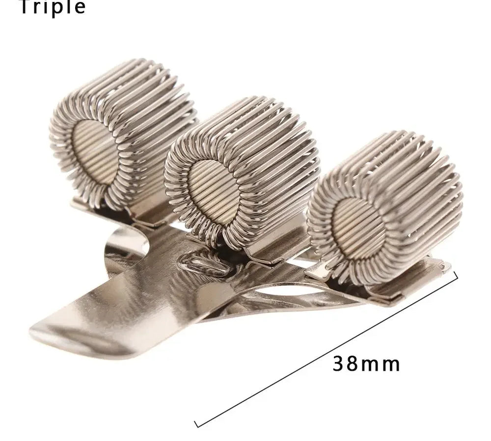 Metal Spring Pen Holder