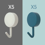 10PCS Self-Adhesive Wall Hooks