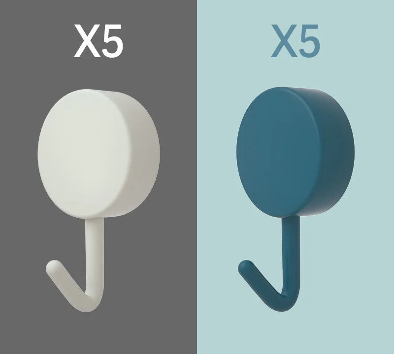 10PCS Self-Adhesive Wall Hooks