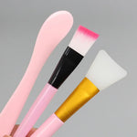 Spa facial brush and mask set for glowing skin