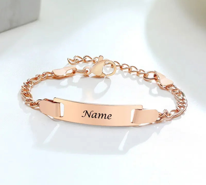Custom Baby Name Bracelet Gift