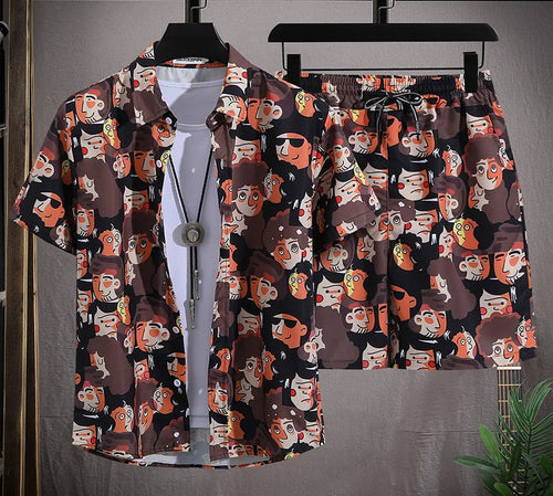 Men vacay Beach shorts Set