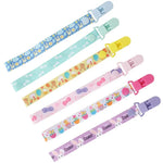 Durable baby pacifier clips made with safe materials