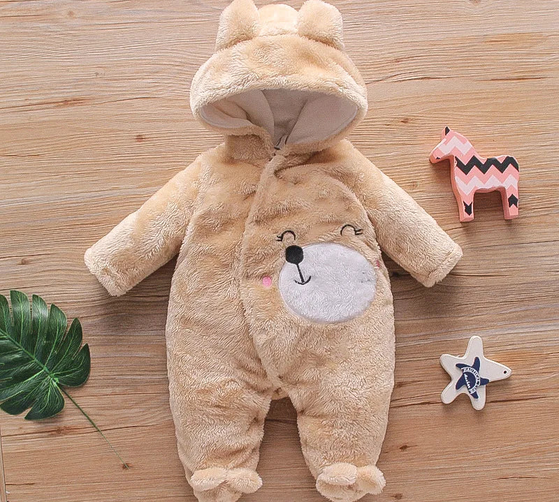 Autumn/Winter Baby Plush Climbing Outfit