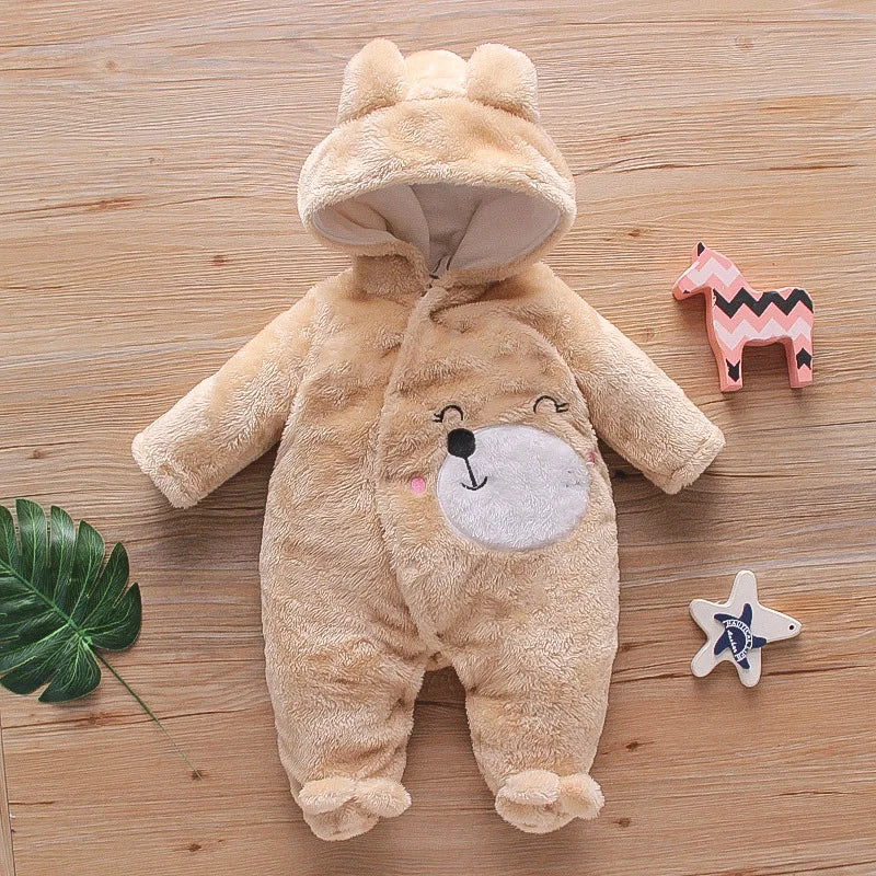 Autumn/Winter Baby Plush Climbing Outfit