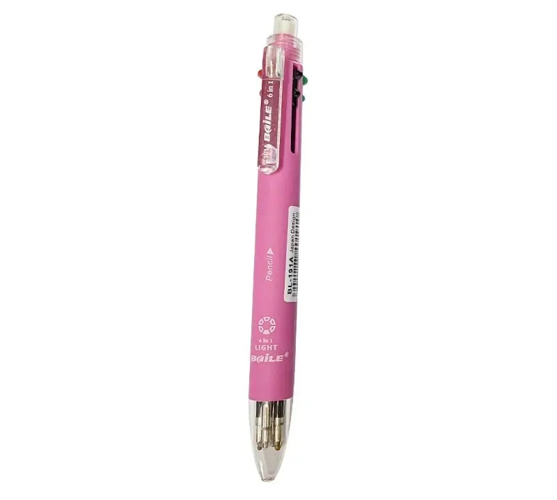 6-in-1 Multicolor Ballpoint Pen